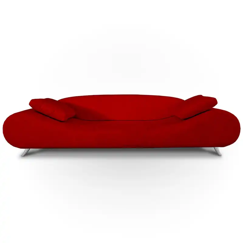 Modern Red Lounge 3-seater Sofa