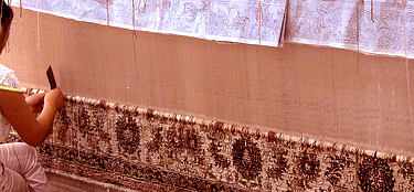 hand knotting rugs