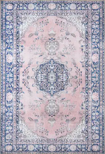 Momeni Afshar AFS30 Pink Power Loomed Synthetic Rug Product Image