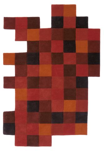 Nanimarquina Red Oddly Shaped Wool Rug 6 Product Image