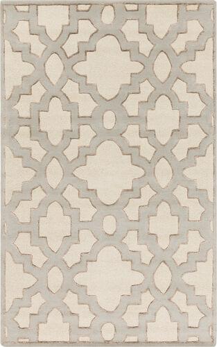 Surya Modern Classics CAN-2041 Cream Abstract Silk Rug Product Image
