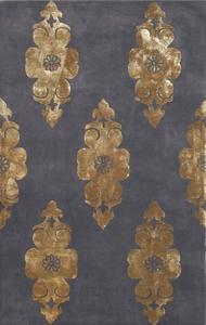 Name:Compass Charcoal Gold Rug, Item id:18_44-012 (Thumbnail Image)