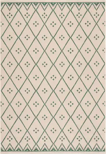 Safavieh Courtyard Collection CY6303 Green Power Loomed Synthetic Rug Product Image