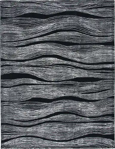 Safavieh Metro Collection MET995Z Black Hand Tufted Wool Rug Product Image