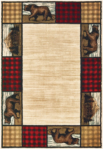 Modern Loom Woodlands 7310_9603C Ivory Traditional Rug Product Image