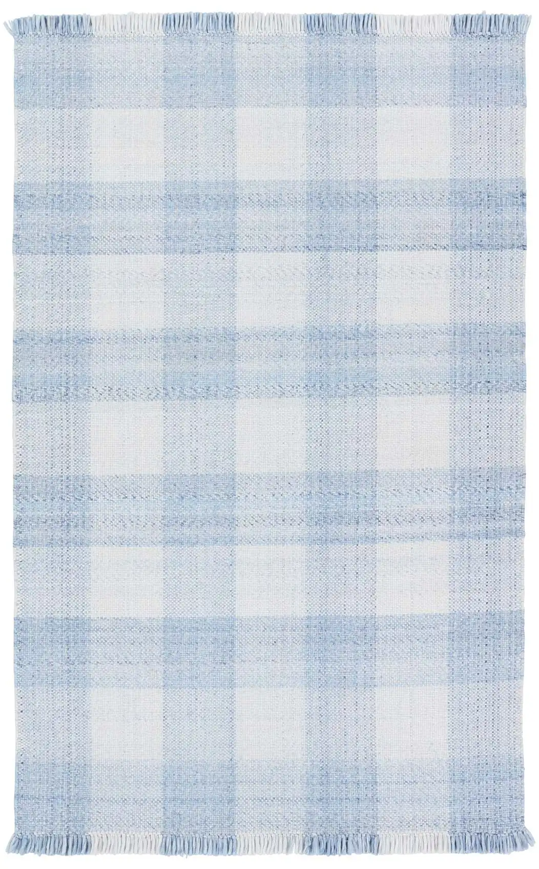 Jaipur Living Truce Handmade Indoor/Outdoor Striped Light Blue/ Ivory Area Rug  Product Image