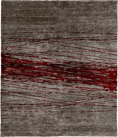 Intersectance A Wool Hand Knotted Tibetan Rug Product Image