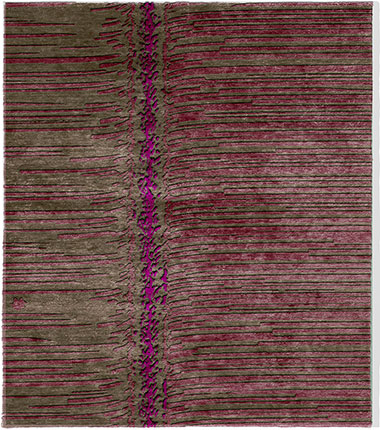 Magnolia A Silk Wool Hand Knotted Tibetan Rug Product Image