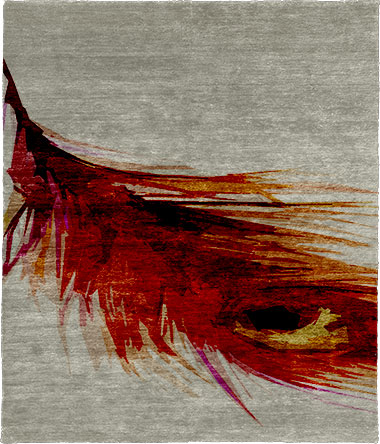 Feather Wool Hand Knotted Tibetan Rug Product Image