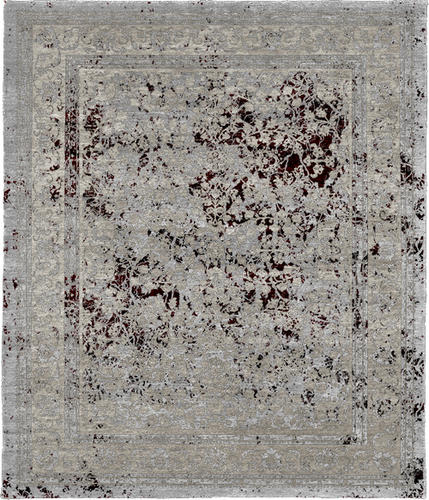 One Night A Silk Hand Knotted Tibetan Rug Product Image