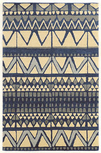 Linon Blue Patterned Rug 8 Product Image