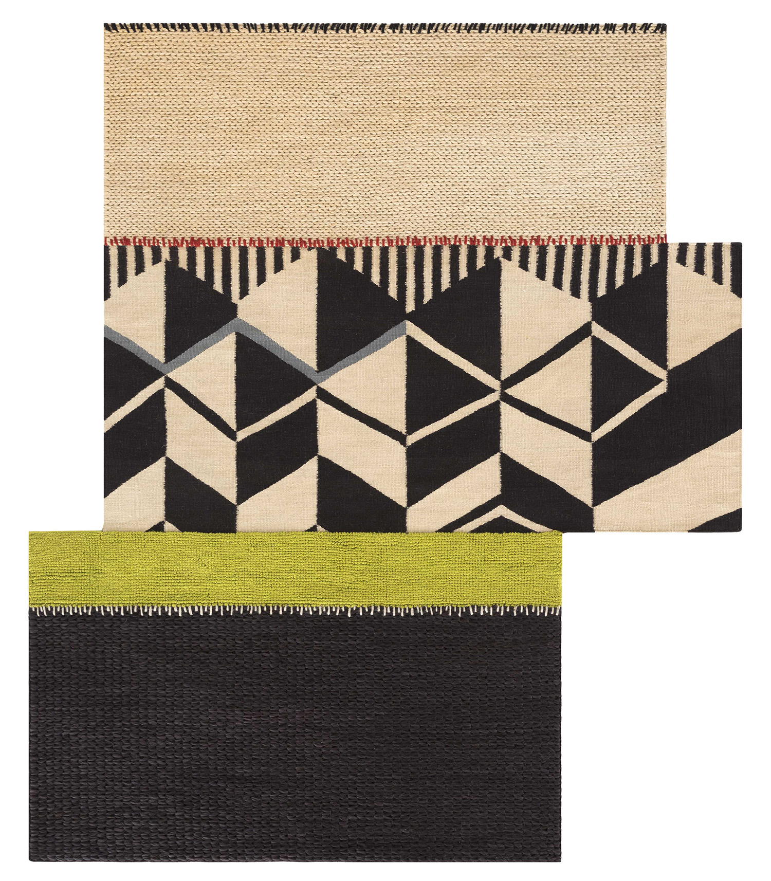 Gandia Blasco Rustic Chic Geo Rug Multi-colored Product Image