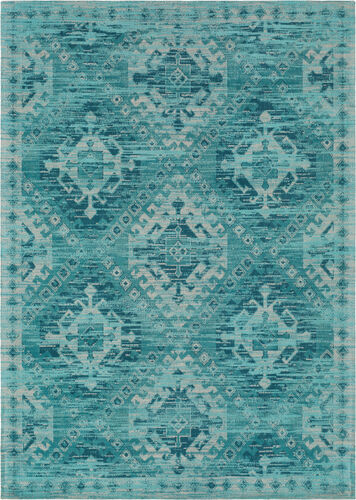 Surya Amsterdam AMS-1002 Aqua Transitional Cotton Rug Product Image