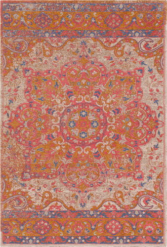 Surya Amsterdam AMS-1016 Bright Pink Traditional Cotton Rug Product Image