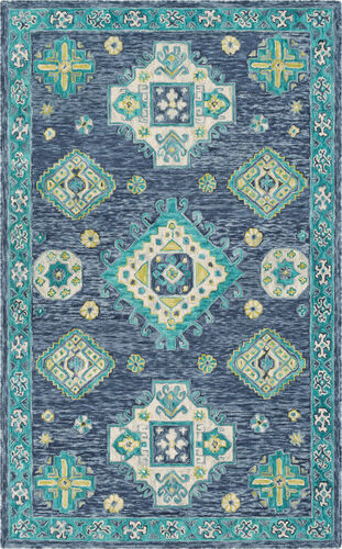 Surya Bonifate BFT-1006 Denim Wool Bordered Rug Product Image