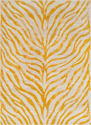 Surya City CIT-2302 Mustard Synthetic Cow Hide Rug Product Image