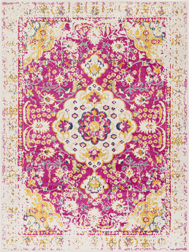 Modern Loom Albertram ALM-2304 Pink Power Loomed Synthetic Rug Product Image