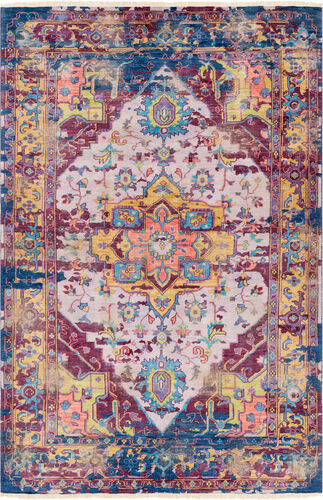 Surya Festival FVL-1004 Eggplant Traditional Transitional Rug Product Image