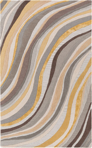 Surya Lounge LGE-2291 Medium Gray Abstract Wool Rug Product Image