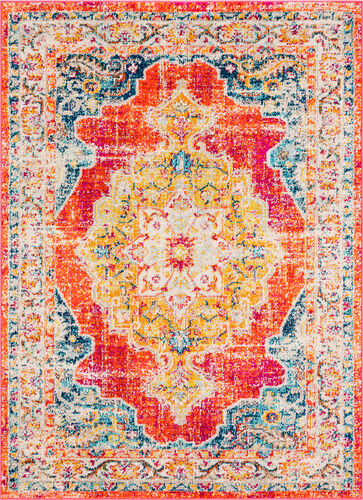 Modern Loom Alhaut ALT-2306 Bright Orange Traditional Transitional Rug Product Image