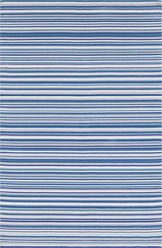 Surya Maritime MTM-1004 Dark Blue Striped Synthetic Rug Product Image