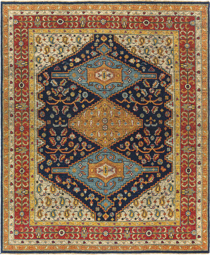 Modern Loom Reign REG-2300 Multi-Colored Hand Knotted Wool Rug Product Image