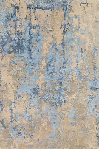 Surya Arte RTE-2302 Navy Abstract Wool Rug Product Image