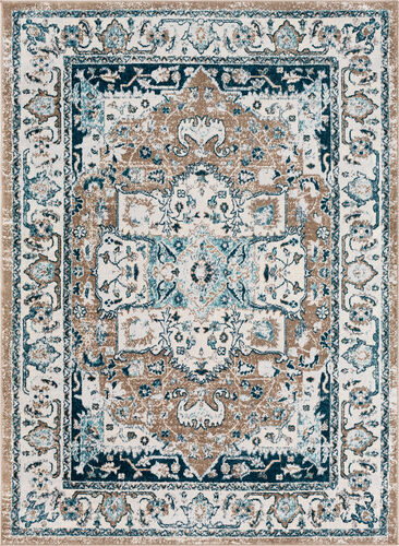 Surya Varanasi VAR-2306 Pale Blue Transitional Bordered Rug Product Image