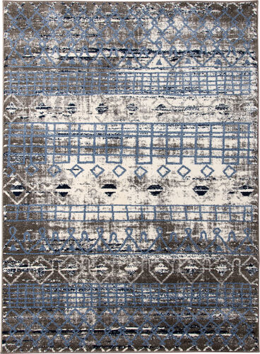 Modern Loom Caribe Blue Power Loomed Synthetic Rug Product Image