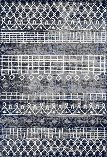 Modern Loom Caribe Blue Power Loomed Synthetic Rug Product Image