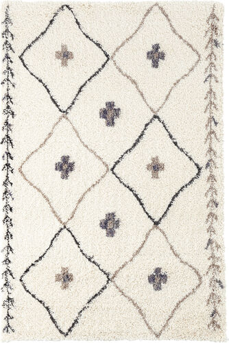 Modern Loom Denver Beige Shag Synthetic Rug Product Image