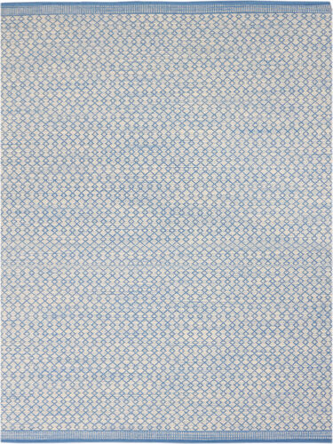 Modern Loom Loft Blue Flatweave Wool Rug Product Image