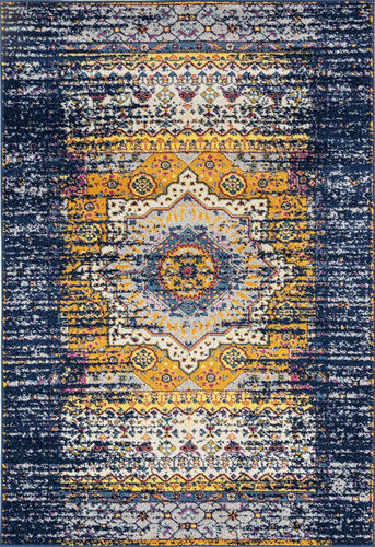 Modern Loom Manhattan Multi-Colored Power Loomed Synthetic Rug Product Image