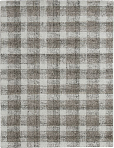 Modern Loom Tartan Gray Hand Tufted Wool Rug Product Image