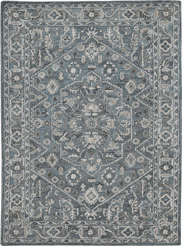 Modern Loom Vestige Blue Hand Tufted Silk Rug Product Image