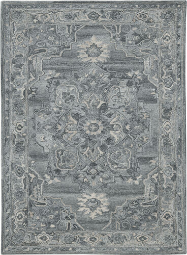 Modern Loom Vestige Gray Hand Tufted Silk Rug Product Image