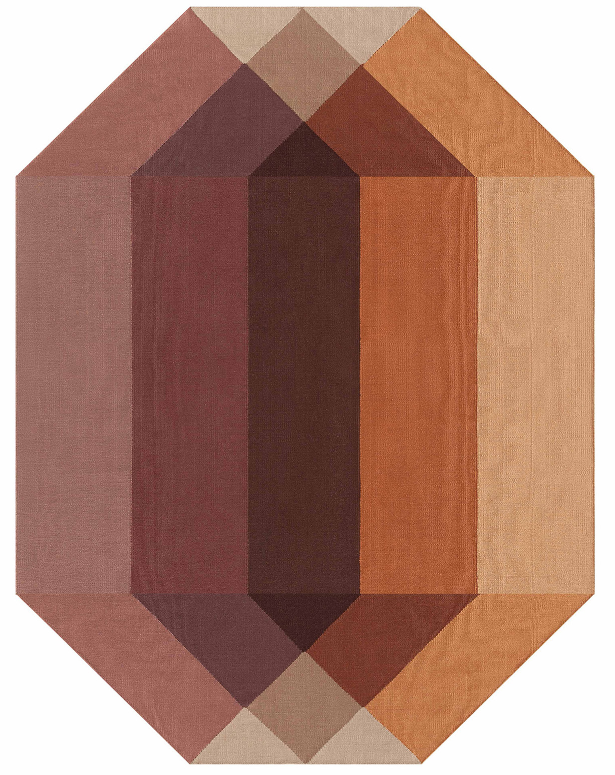 Gandia Blasco Diamond Rug Orange Product Image