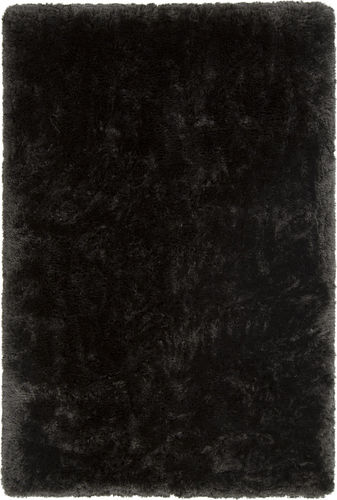 Chandra Giulia GIU-27803 Black Shag Solid Color Rug Product Image