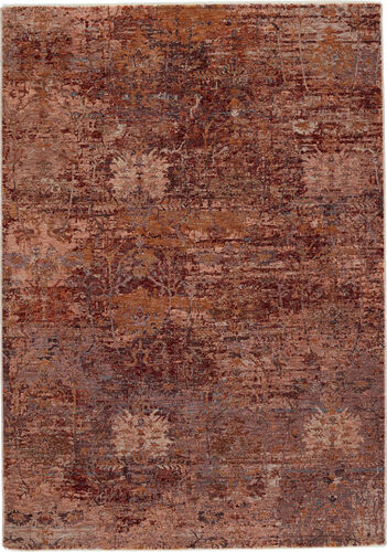 Jaipur Living Valentia VLN14 Red Power Loomed Silk Rug Product Image