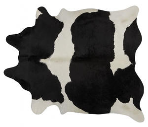 Pergamino Black Cow Hide Rug 5 Product Image