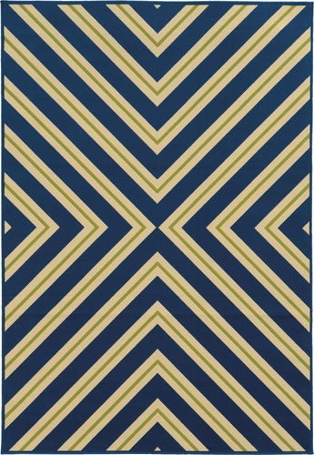 Modern Loom Riviera 7310_4589L Navy Outdoor Rug Product Image