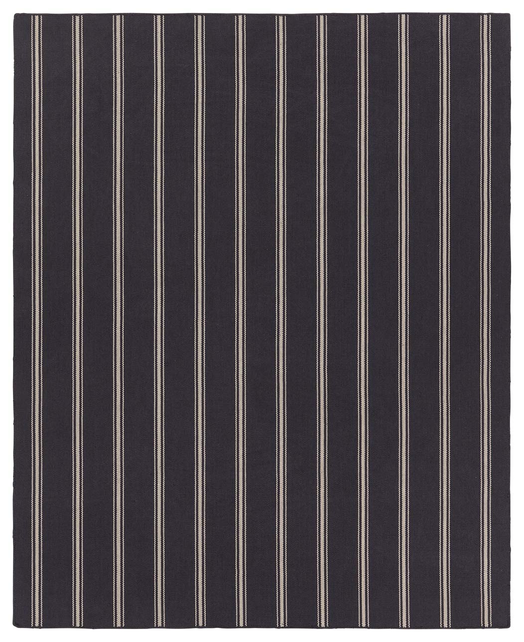 Barclay Butera by Jaipur Living Memento Handmade Indoor/Outdoor Striped Navy/ Ivory Area Rug  Product Image