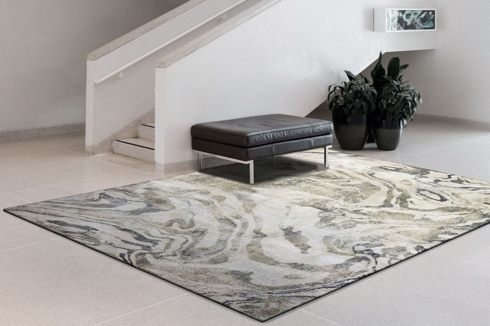 Modern Loom Bali 3434 White/Marble Traditional Rug from the Modern Rug