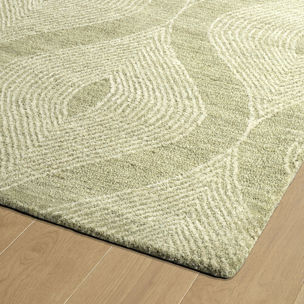 Modern Loom Textura Hand Tufted Sage Modern Rug from the Modern Rug