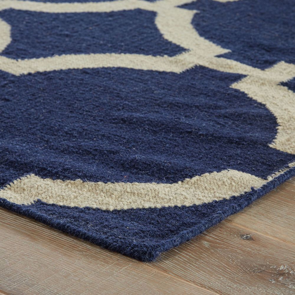 Jaipur Living Maroc MR44 Rafi Blue Hand Loomed Wool Rug from the ...