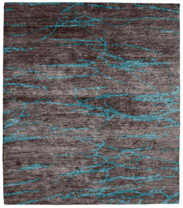 Dark grey shag rug