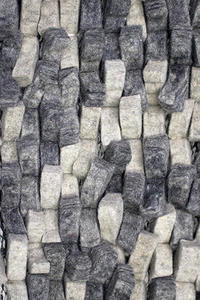 Cobblestone Coal / Silver Felt Shag  Rug Product Image